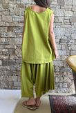 Oscar Drape Trapeze Tank Olive